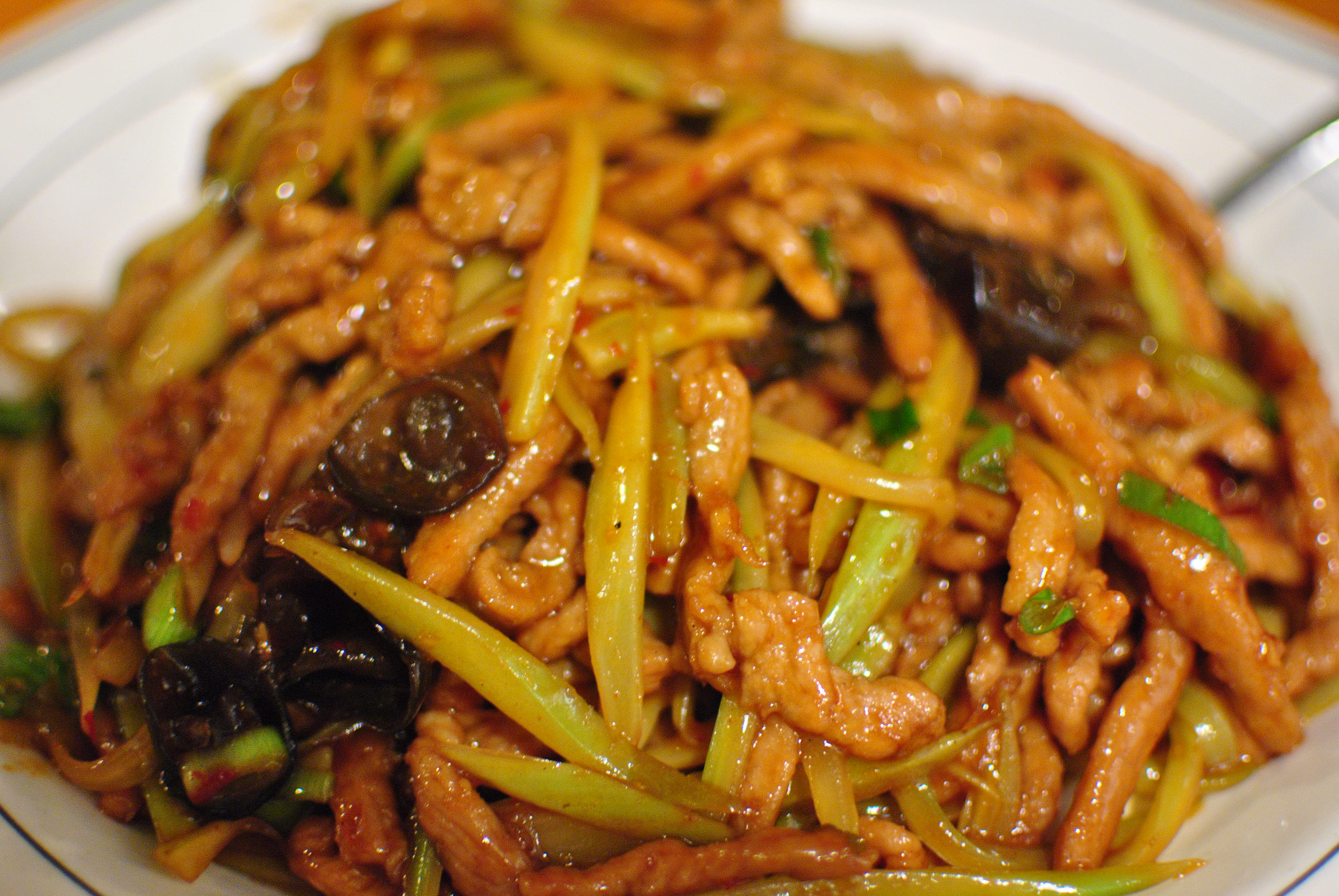 Chinese Shredded Pork With Garlic Sauce